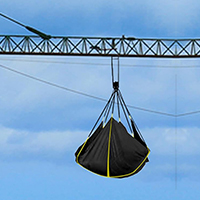 Avfall løfter tarps