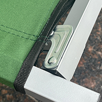 Sammenleggbar campingbed